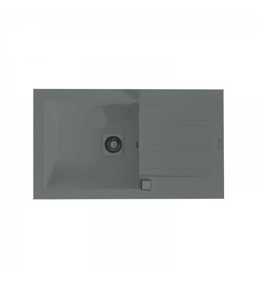 Evier 1 bac86x500x180 gris*