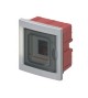 Coffret de distribution 4 modules avec porte fumée EC63004