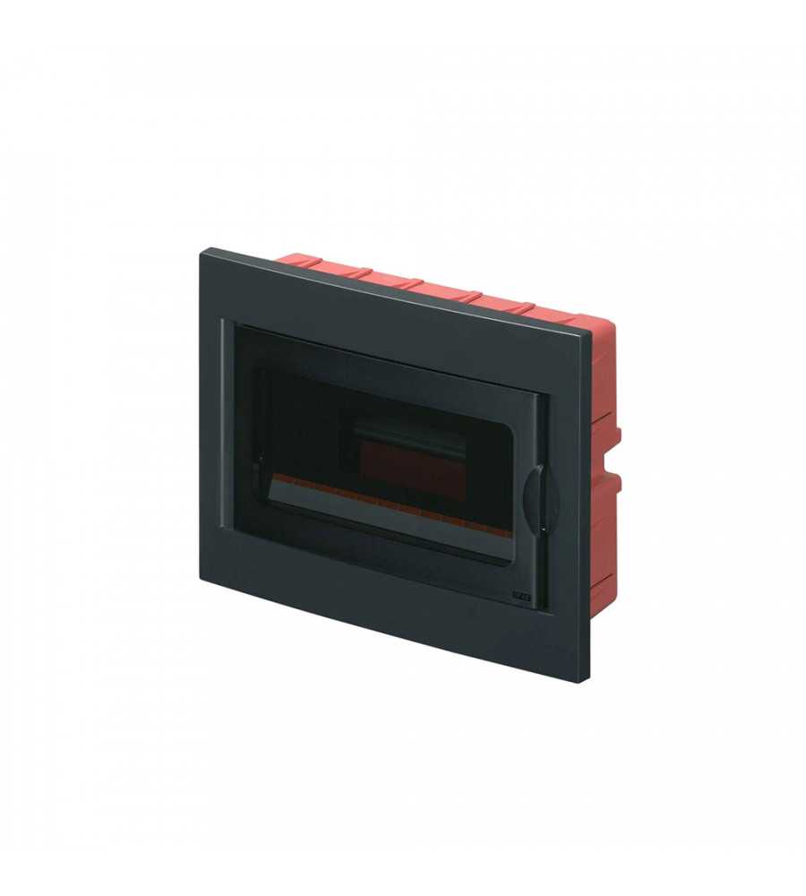 Coffret de distribution 12 modules avec porte fumée