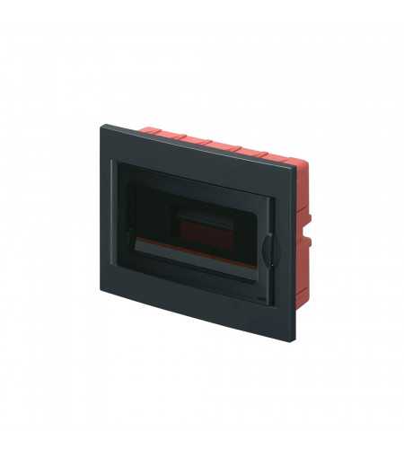 Coffret de distribution 12 modules avec porte fumée