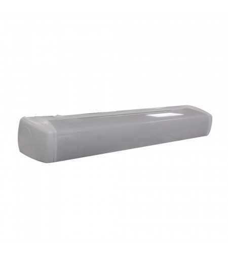 Réglette lavabo avec prise avec lampe linolite 60w