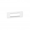 Plaque blanche 6 modules