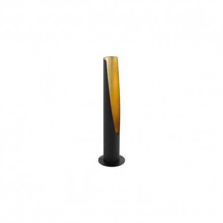 Lampe de table BARBOTTO noir et doré GU10 H395 D60 220-240