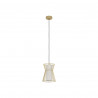 Suspensionnoir et verre opale h1100 MASETAd225 220-240v