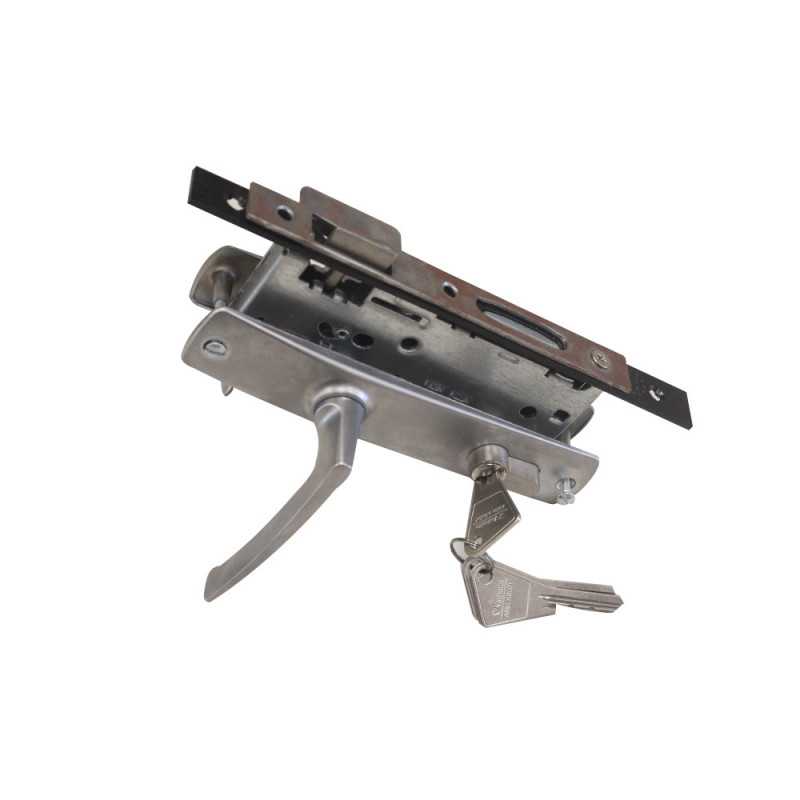Garniture saumur chrome velourcylindrique G9045