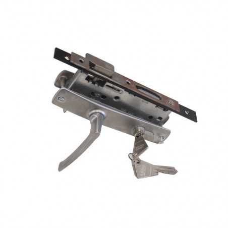 Garniture saumur chrome velourcylindrique G9045