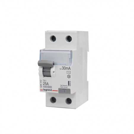 TX3 interrupteur différentiel 2P 25A AC 30MA MONO
