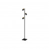 Lampe sur pied CARTAGENAnoir-bois marron GU10   3X45W 3X345lm h1625