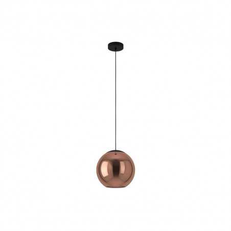 Suspension noir-copper E27 40W max h1500 d300