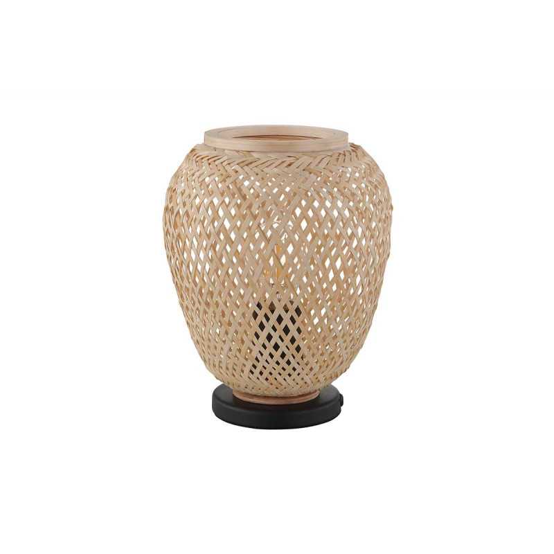 Lampe de table DEMBLEBY bois naturel E27 40W