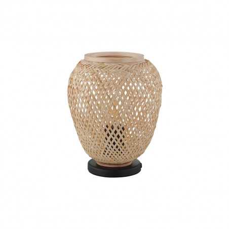 Lampe de table DEMBLEBY bois naturel E27 40W