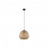 Suspension acier bois- nature E27 DEMBLEBY40W max H1100 D320