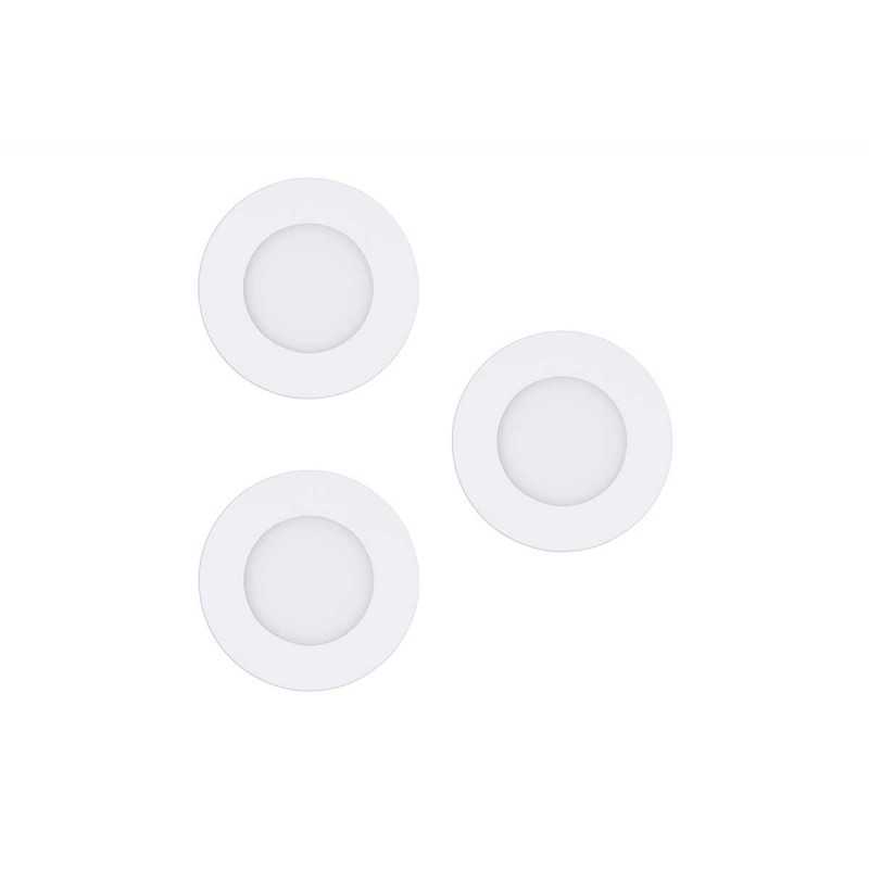 Spot encastrable  blanc led RGB 3w FUEVA-CD85 Lot de 3