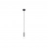 Suspension anthracite gris E27 GIACONECCHIA40w max H1100