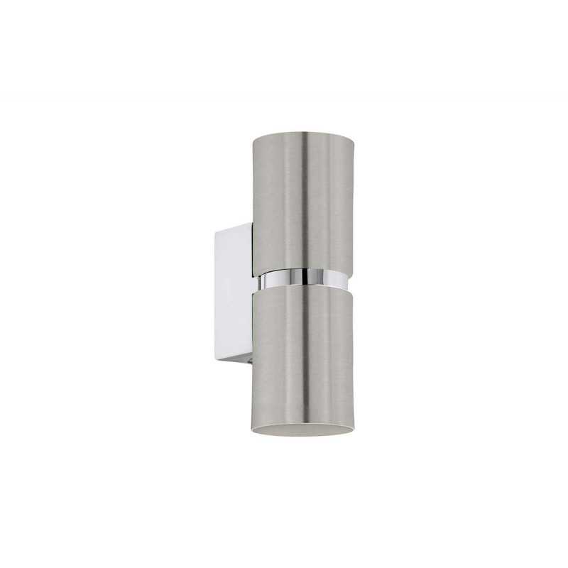 Applique acier nickel mat PASSAGU10 2X3w h170