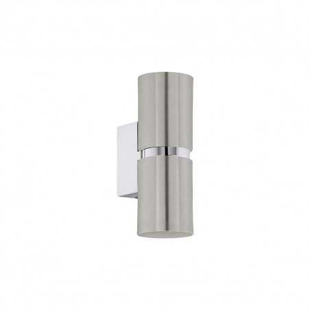 Applique acier nickel mat PASSAGU10 2X3w h170