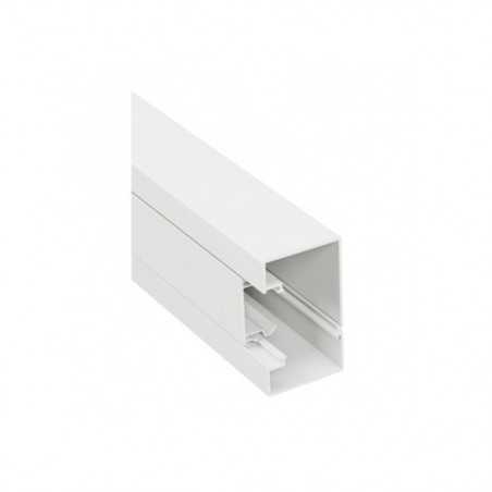 Goulotte électrique 85x50mm 2m PC ABS blanc