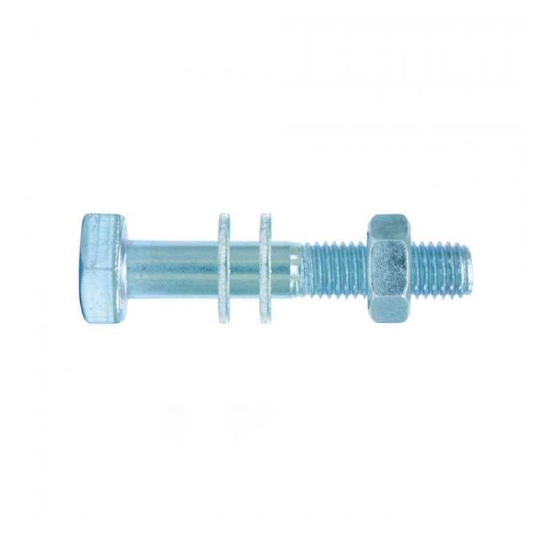 Boulon+écrou+2rondelles 24x90 (qualité 10-9) Zingué*