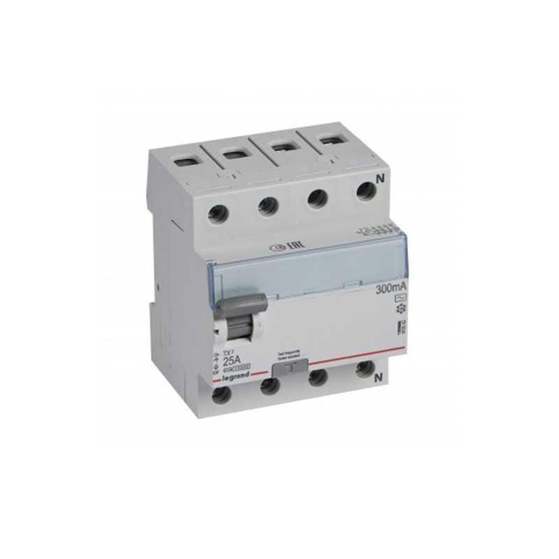 Disjoncteur différentiel TX3 4P 300MA