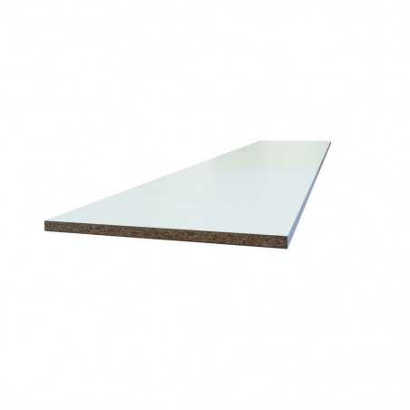 Tablette mélaminée blanc 2000x400x16mm