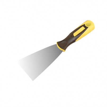 Couteau de peintre inox 10cm bi-matière UV3