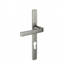 Poignée de porte KAZA 24mm clé Cylindre anodinox