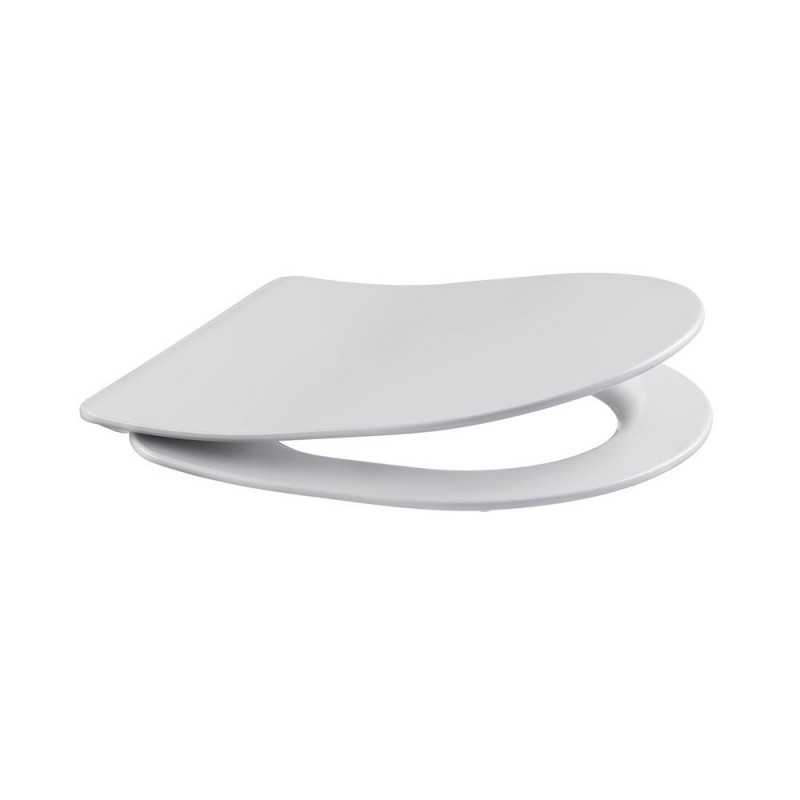 Abattant WC Amiral blancextra plat thermodur S-Close Box1-4