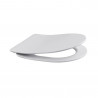 Abattant WC Amiral blancextra plat thermodur S-Close Box1-4