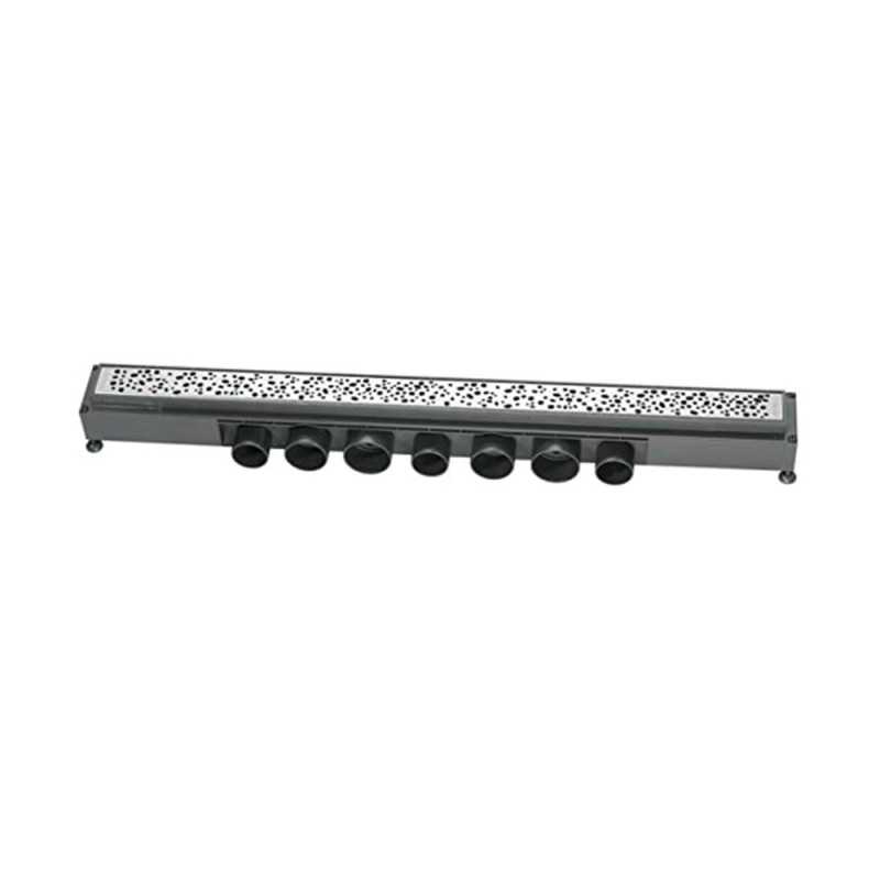 Caniveau 700mm grille gouttes Express Eau box01-04
