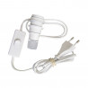 Adapteur bouteille E14 + interrupteur et ficheBlv uv3