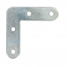 Equerres x20 plates 60mm acier zingué