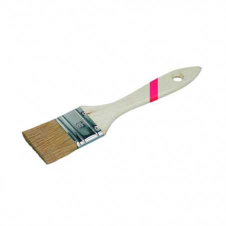 Brosse plate 80mm ECO avec manche en bois UV12
