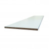 Tablette panneau mélaminé blanc 2000x500x16 éco