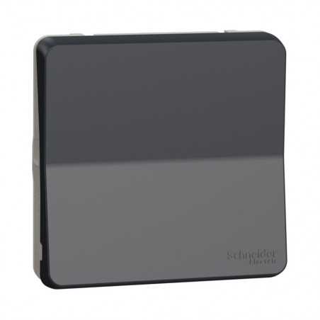 Interrupteur composable IP55 IK08 bouton poussoir gris