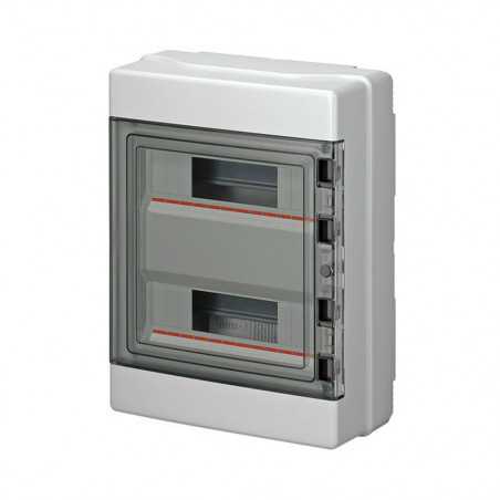 Coffret de distri montage en sailli etanche IP65 24M