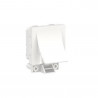 Sortie câble 6-12 mm blanc UNICA