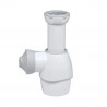Siphon lavabo évier tout en un blanc sac box01-60