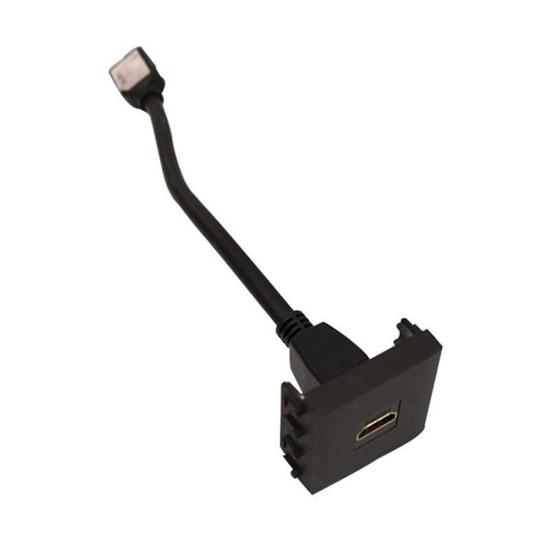 Prise HDMI Nera 43 2MOD