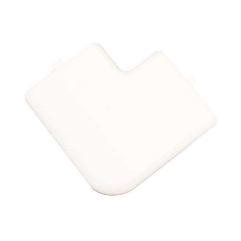 Angle plat clipsable pour moulure 50x80