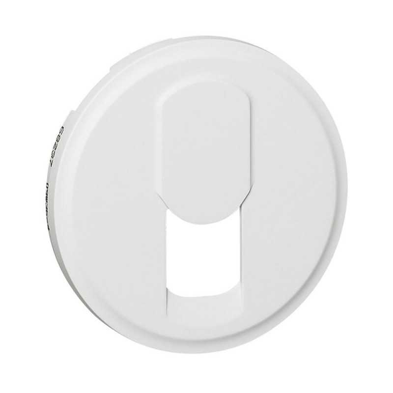 Enjoliveur blanc prise téléphone RJ45
