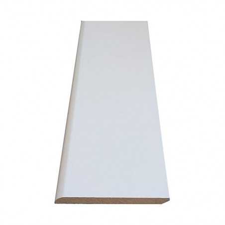 Plinthe arrondie M.D.F. Revêtu Papier Blanc 10X1002M40 10 L