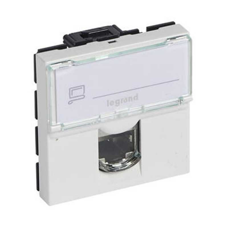 Prise RJ45 C6A MOSAIC 2M
