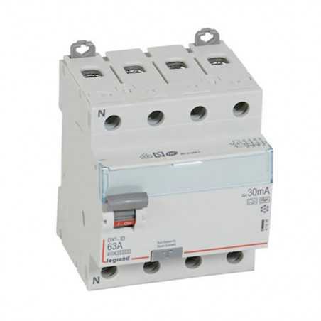 Interrupteur différentiel tetrapolaire 63A HPI 30MA