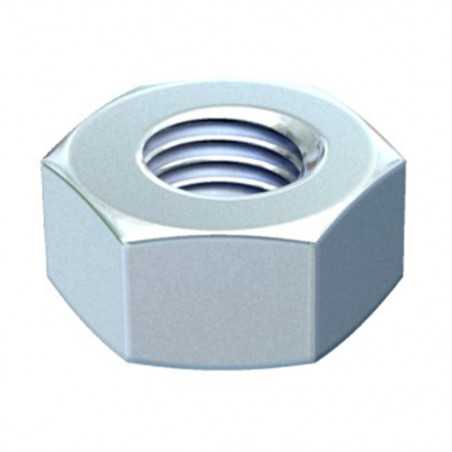 Ecrou sécurité nylstop ZBlanc 8mm