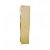 Vestiaire métal 2 étages 380x450x1850 RAL1015 Light Ivory