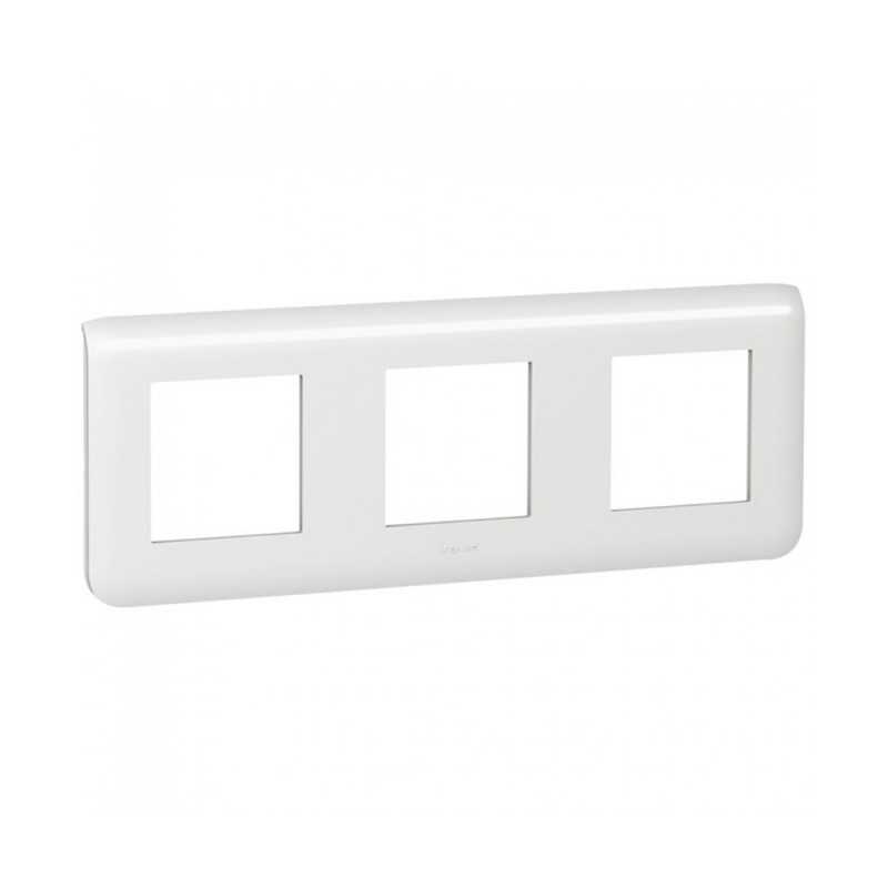 Plaque Mosaic De Legrand - 3x2 Modules, Verticale, Aluminium, Réf. 079306L