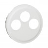 Enjoliveur blanc prise TV-RD-SAT