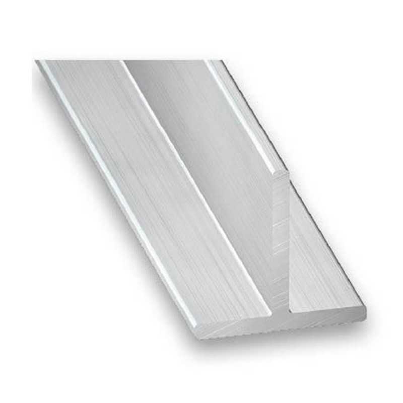 Profilé Té alu brut 1M 15x15mm