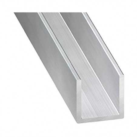 Profilé U 23x10 1M alu brut