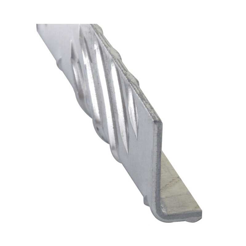Cornière40x40mm 1M DAMIER alu brut uc5